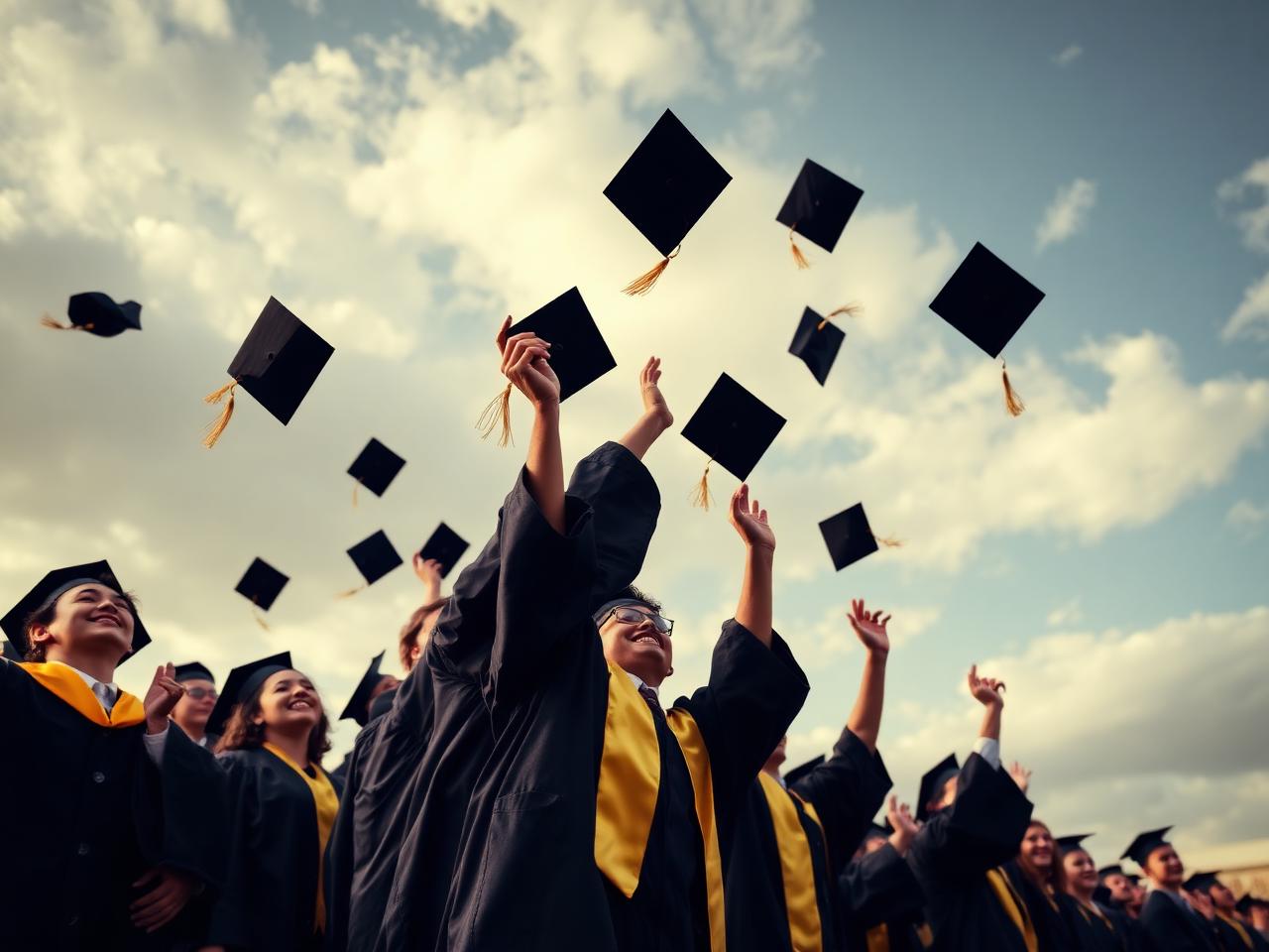 Students Celebrating Graduation at PEIMT Berlin